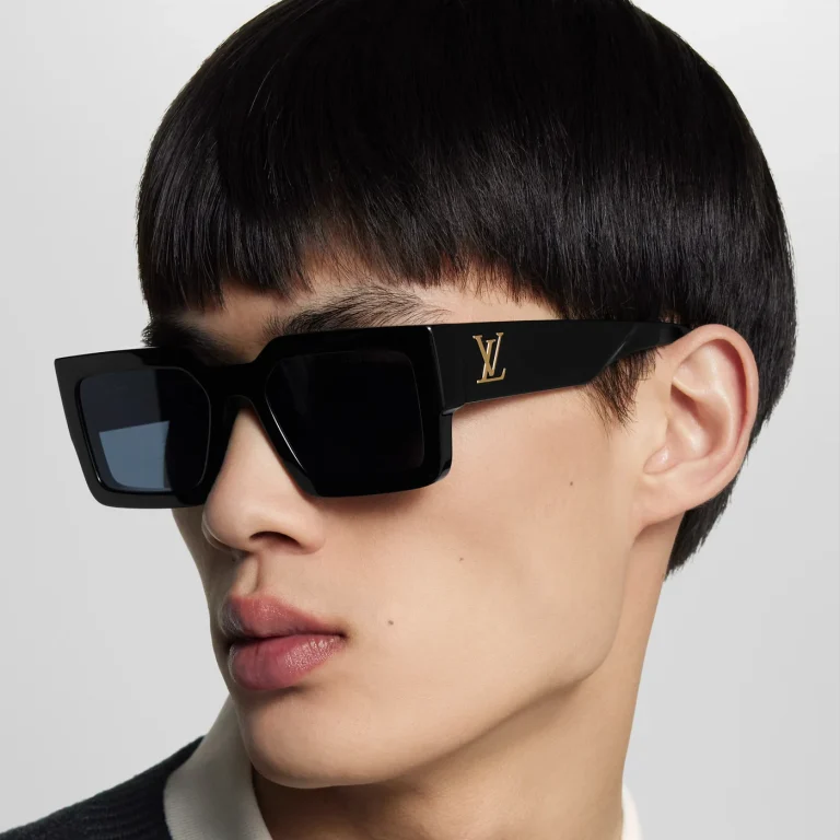 LV Clash Square Sharp Edge Black, Gray UV400 Lenses
